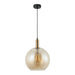 Buy Pendant Lights Australia Interior Amber Wine Glass Shape With Bronze Highlight 1 Light Pendant - PATERA3