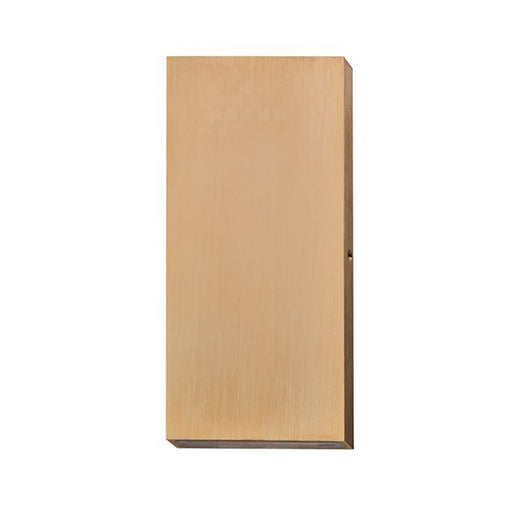 Buy Up / Down Wall Lights Australia PDL 12V LED Exterior Surface Mounted Rectangular Up/Down Pillar Wall Light 6W 3000K Bronze IP65 - PDLUDRECTBRZ