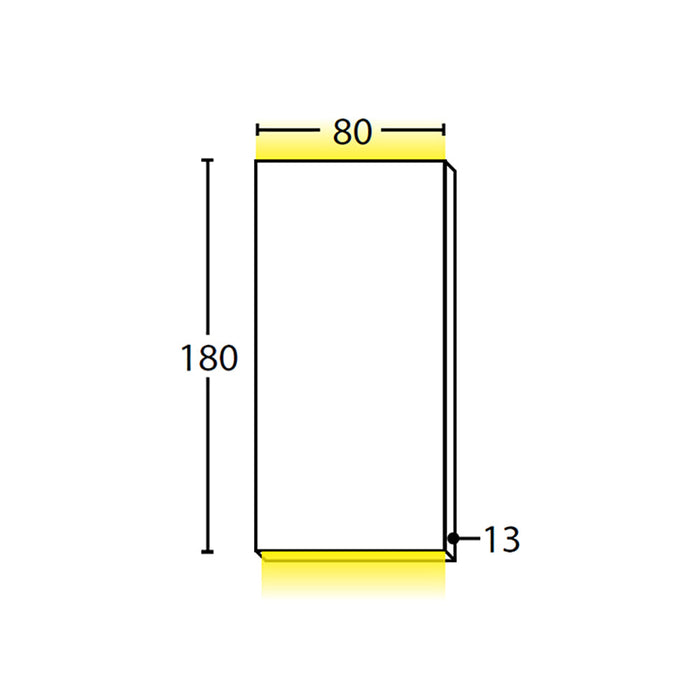 Buy Up / Down Wall Lights Australia PDL 12V LED Exterior Surface Mounted Rectangular Up/Down Pillar Wall Light 6W 3000K Black IP65 - PDLUDRECTBLK