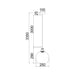 Buy Pendant Lights Australia Interior Black Smoke Wine Glass Shape With Antique Brass Highlight 1 Light Pendant - PESINI2