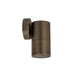 Buy Exterior Wall Lights Australia GU10 Exterior Single Fixed Wall Pillar Light Antique Brass IP65 - PG1FBR