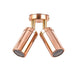 Buy Exterior Spotlights Australia MR16 12V Exterior Double Adjustable Wall Pillar Light Copper IP54 - PM2ACEC