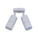 Buy Exterior Spotlights Australia GU10 Exterior Double Adjustable Wall Pillar Light Matt Grey IP65 - PG2ASIL