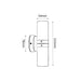 Buy Up / Down Wall Lights Australia GU10 Exterior Double Fixed Up/Down Wall Pillar Light Aged Copper IP54 - PGUDCECA