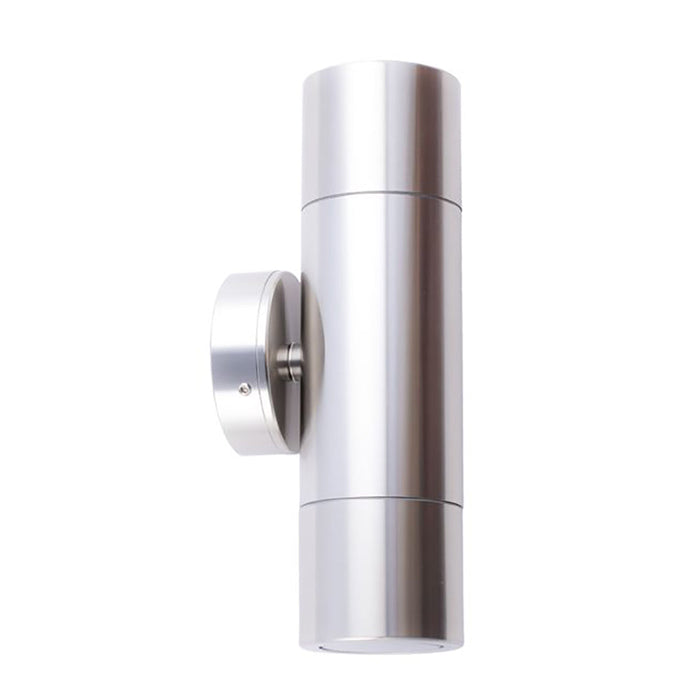 Buy Up / Down Wall Lights Australia MR16 12V Exterior Double Fixed Up/Down Wall Pillar Light 316 Stainless Steel IP65 - PMUDSS
