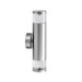 Buy Up / Down Wall Lights Australia PHARE 12V MR16 Exterior Up/Down Wall Pillar Light Titanium IP65 - PHARE02M