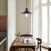 Buy Pendant Lights Australia PIATTO Black Iron 1 Light Pendant Small - PIATTO2