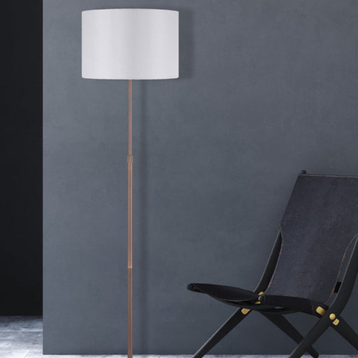 Buy Floor Lamps Australia Placin Floor Lamp Bronze Iron White Marble - PLACIN FL-BZIV