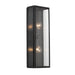 Buy Exterior Wall Lights Australia Plaza Exterior Wall 2 Lights Antique Black Aluminium - 1000853