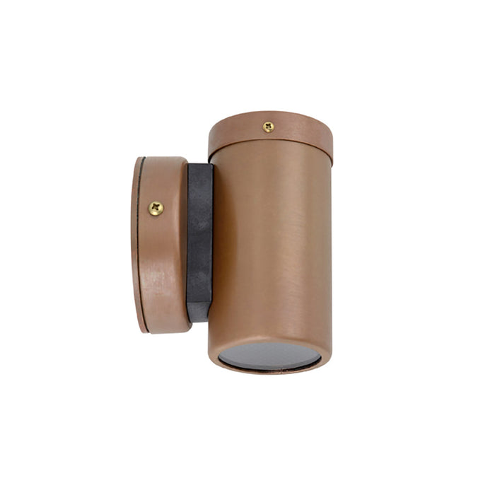 Buy Exterior Wall Lights Australia GU10 Exterior Single Fixed Wall Pillar Light Aged Copper IP54 - PG1FCECA