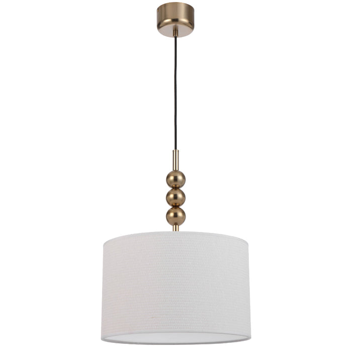 Poetix 350mm Pendant Light Matt Gold & Ivory - POETIX PE35-GD
