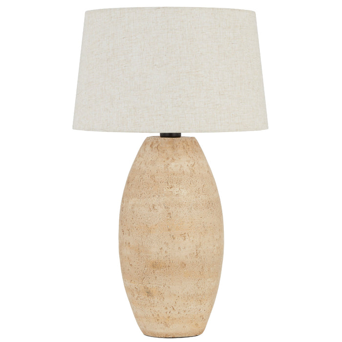 Pontus Table Lamp Travertine- PONTUS TL-BE