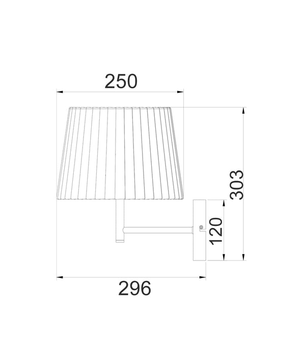 Prega Wall Light White - PREGA-W2