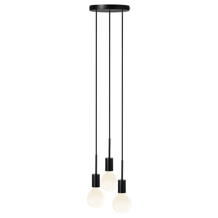 Buy Cluster Pendants Australia Paco Cluster Pendant 3 Lights Black Metal - 2112053003