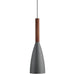 Buy Pendant Lights Australia Pure Pendant Light W100mm Grey Metal - 78283011