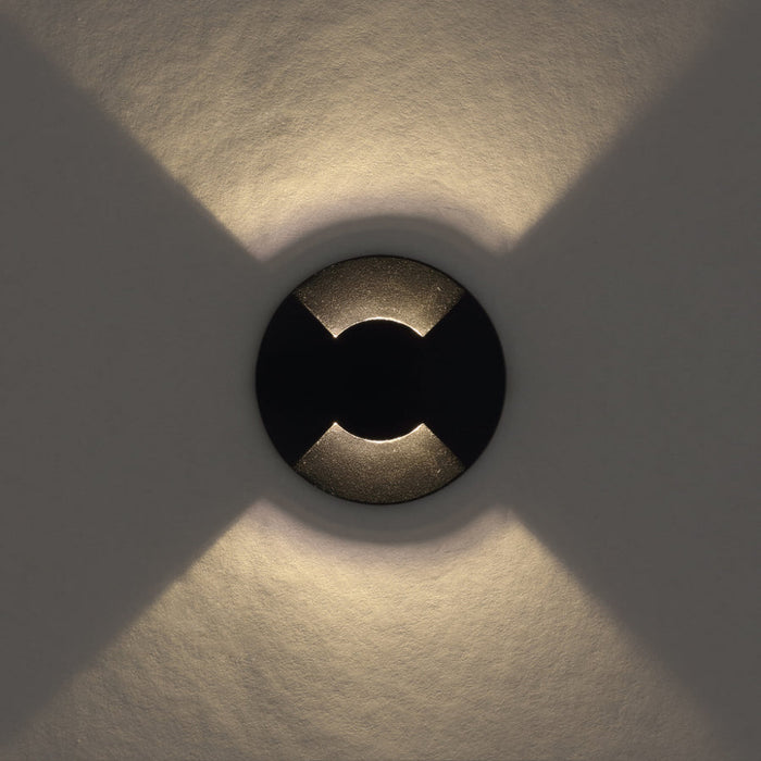 Raker LED 2 Way Inground Light 24V 3W 3000K Black - RAKER G23-BK324