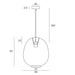 Buy Pendant Lights Australia Rana Pendant Light W400mm Brown Rattan - RANA PE40-BRN