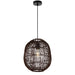 Buy Pendant Lights Australia Rana Pendant Light W300mm Brown Rattan - RANA PE30-BRN