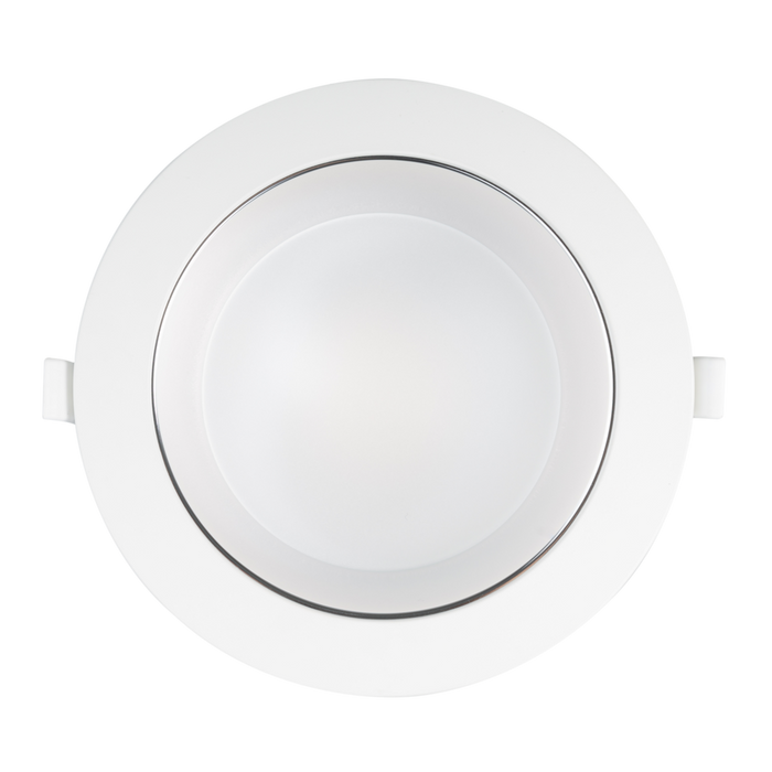 Buy Recessed LED Downlights Australia Penmark Recessed LED Downlight W174mm 80° White Aluminium TRI Colour - S9082D20TC/DP