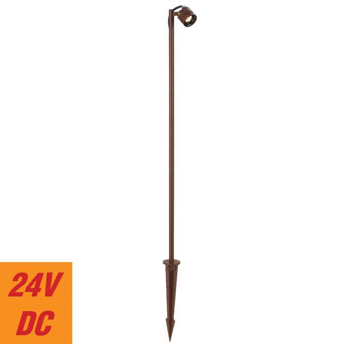 Rilto LED Spike Light 24V 3W 3000K Rust - RILTO PT3-RST324
