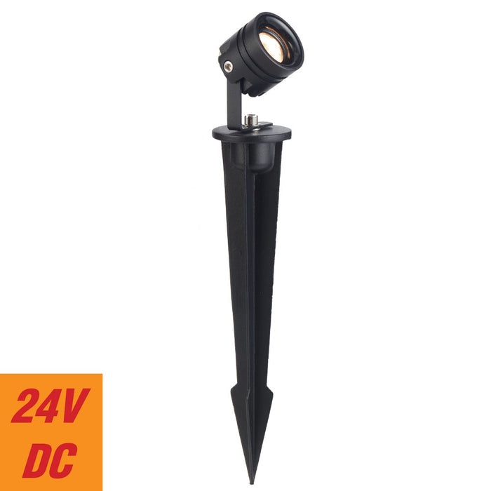 Rilto LED Spike Light 24V 3W 3000K Black - RILTO SP3-BK324