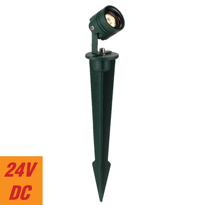 Rilto LED Spike Light 24V 3W 3000K Green - RILTO SP3-GN324