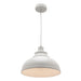 Buy Pendant Lights Australia Risto 1 Light Pendant Light White - RIST1PWHT