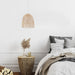Buy Pendant Lights Australia Interior Rattan Ellipse 1 Light Pendant Natural - ROTA1