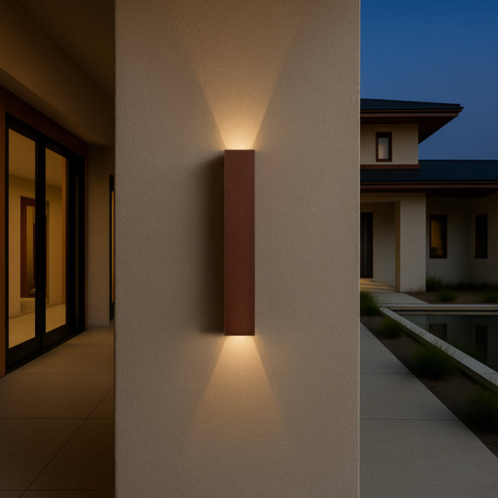 Ryland LED Wall Light 4W 3000K Rust - RYLAND EX2-RST