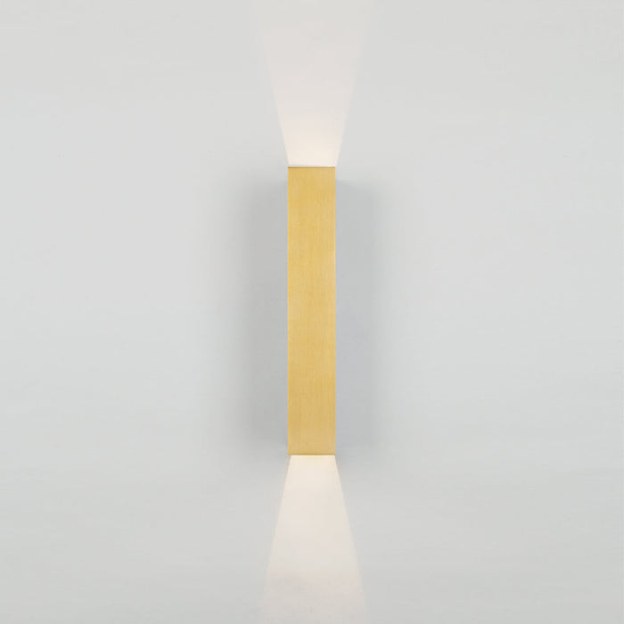 Ryland LED Wall Light 4W 3000K Matt Brass - RYLAND EX2-BRS