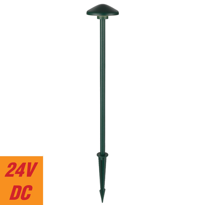 Scape LED Spike Post Light 24V 3W 3000K Green - SCAPE PT3-GN324