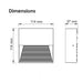 Buy Outdoor Step Lights Australia ALTONA Square LED Outdoor Step Light 5W Matt Black Aluminium 3000K - SE7358WW/BK