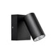 Buy Exterior Wall Lights Australia SEC Exterior Wall Spot Light Matt Black Aluminium 3CCT - SEC06