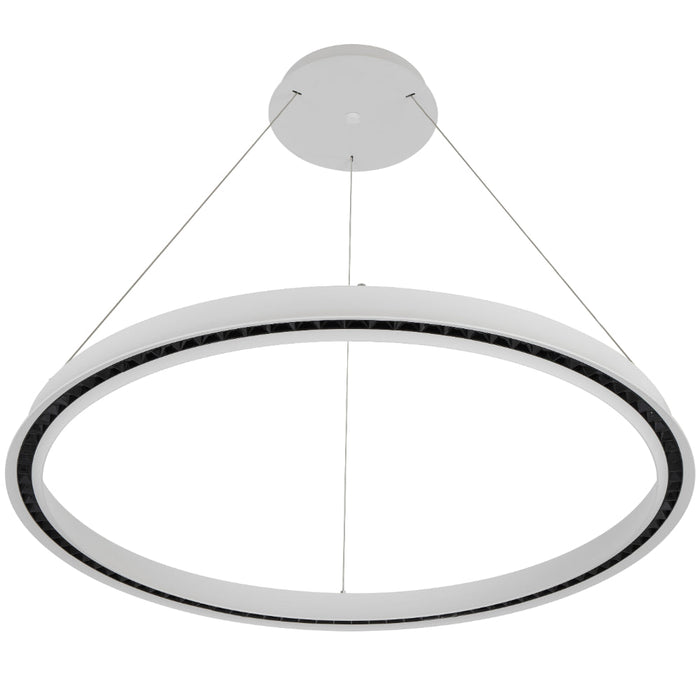Serda LED 930mm Pendant Light 62W Tri Colour White - SERDA PE93-WH