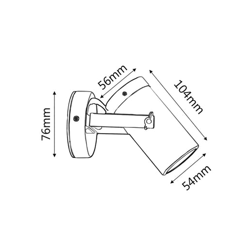 Buy Exterior Spotlights Australia MR16 12V Exterior Copper Wall Spot Light IP54 - SM1ACEC