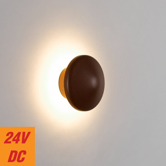 Shea LED Wall Light 24V 3W 3000K Rust - SHEA EX3-RST324
