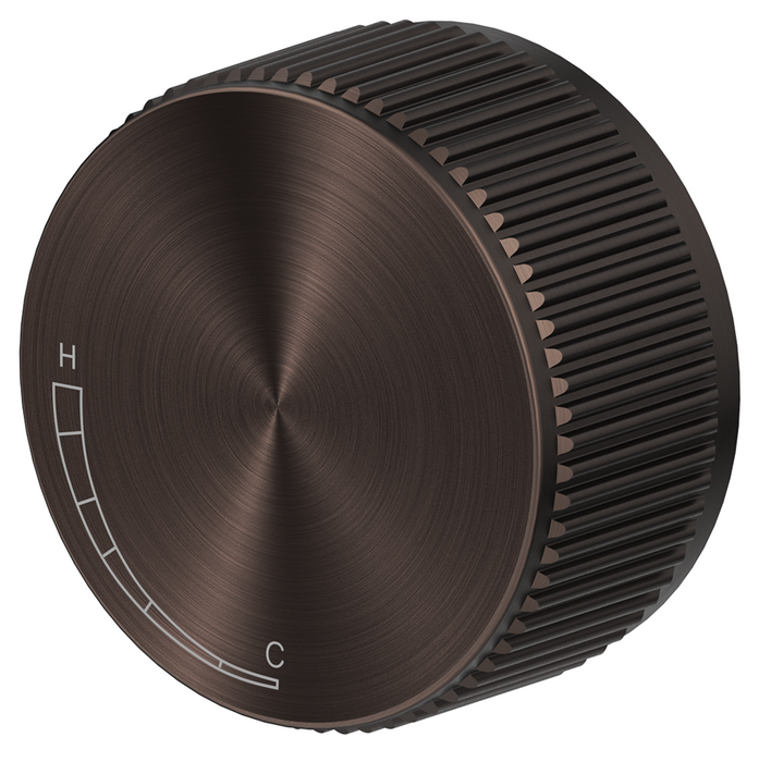 Mica Fluted Progressive Shower Mixer Dusk Bronze - SHM-6-PROG-DB