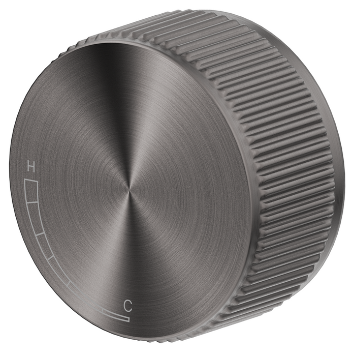 Mica Fluted Progressive Shower Mixer Gunmetal - SHM-6-PROG-GM