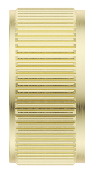 Mica Fluted Progressive Shower Mixer French Gold - SHM-6-PROG-FG