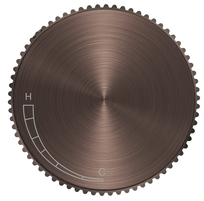 Mica Fluted Progressive Shower Mixer Dusk Bronze - SHM-6-PROG-DB