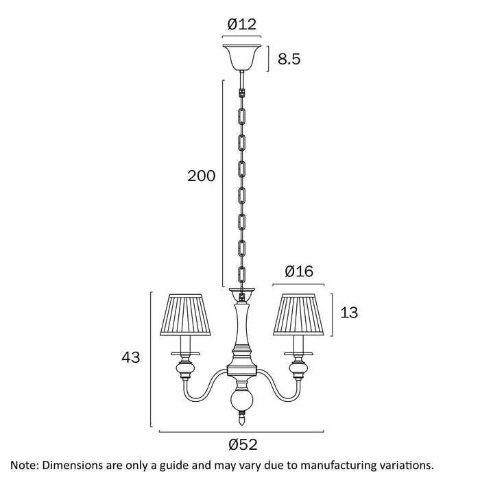 Siedel 5 Light Pendant W/Shade Copper - SIEDEL PE05SH-CP