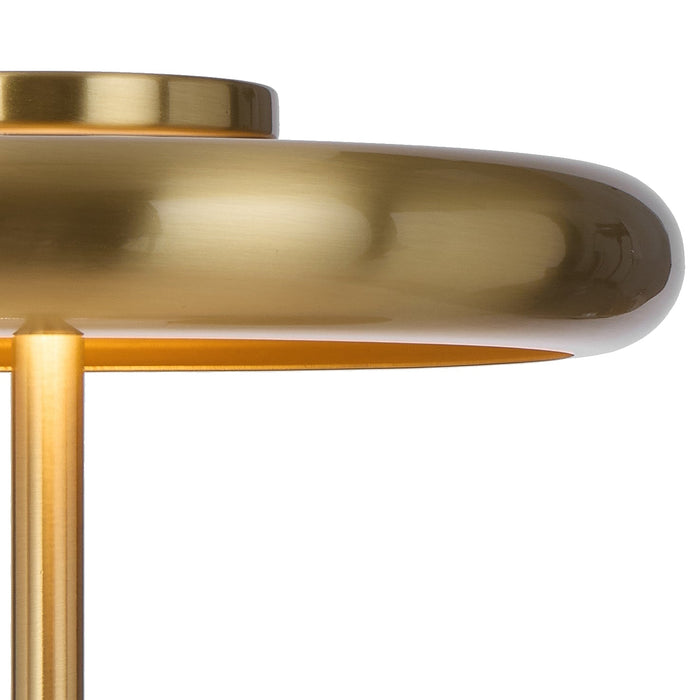 Sisby LED Table Lamp 14W 3000K Brass Matt & White Marble - SISBY TL-BMWHM