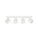 Buy Spotlights Australia SPOT Interior GU10 Surface Mounted Spot Light 4 Light Bar Matte White - SPOT-BAR4W