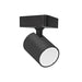 Buy Spotlights Australia SPOT Interior GU10 Surface Mounted Spot Light 1 Light Square Base Matte Black - SPOT-S1B