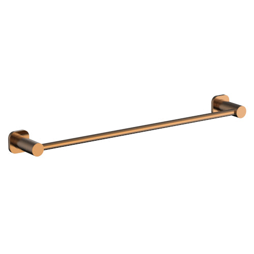 Finesa 600mm SQ Single Towel Rail Rosa - SQ6833RO