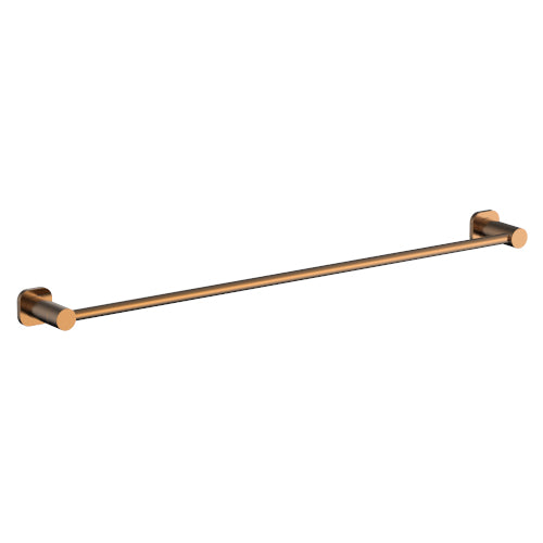 Finesa 800mm SQ Single Towel Rail Rosa - SQ6834RO