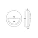 Buy Outdoor Step Lights Australia STE Exterior LED Surface Mounted Eyelid Step Light 240V 6W 3000K Antique Brass IP65 - STE19