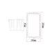 Buy Outdoor Step Lights Australia STE Exterior LED Recessed Wall Light 240V 7W 3000K White IP54 - STE5