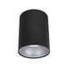 Buy Surface Mounted Downlights Australia SURFACE GU10 Round Surface Mounted Fixed Downlight Black With Silver Diffuser - SURFACE18A