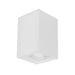 Buy Surface Mounted Downlights Australia SURFACE GU10 Square Surface Mounted Gimbal Downlight White - SURFACE24